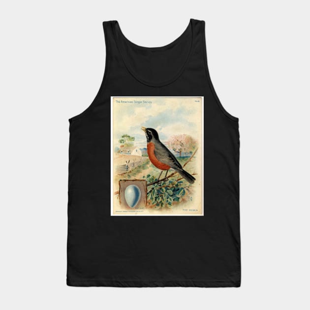 Red Robin, Vintage print, Circa 1800-1900 Tank Top by born30